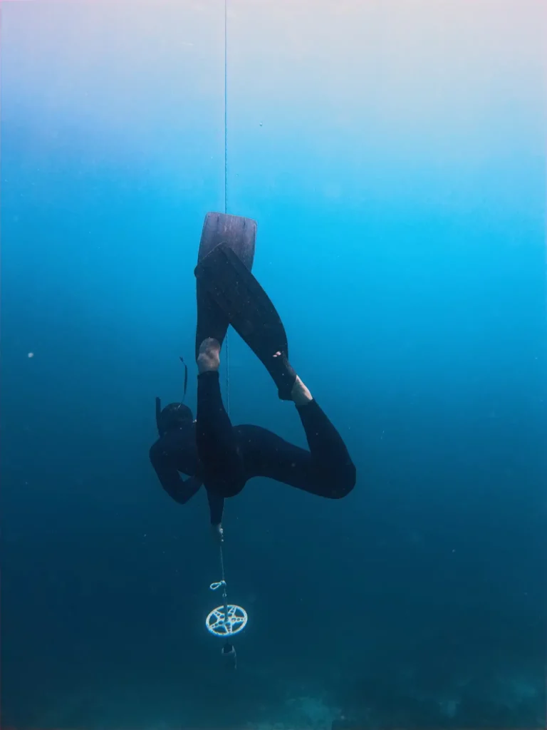 PADI 프리다이버 딥다이빙 하강